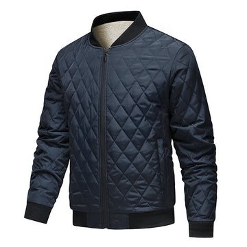 Mens New AutumnWinter Warm Trendy Quilted Padded Jacket