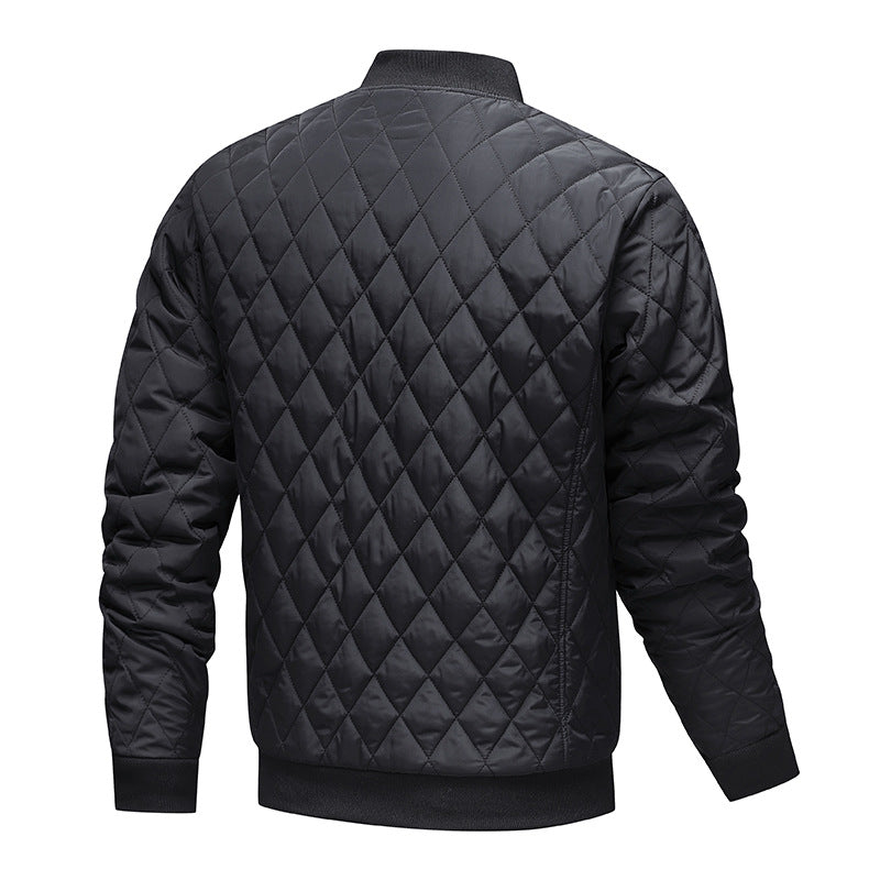 Mens New AutumnWinter Warm Trendy Quilted Padded Jacket